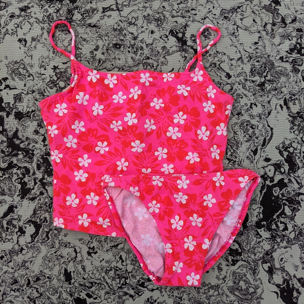Vintage Foral Tankini Swimsuit
